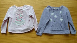 メゾピアノ　mezzo piano　サイズ110　110サイズ　女の子　女子　女児　トップス 長袖Tシャツ　