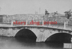 複製復刻 絵葉書/古写真 東京 常盤橋より印刷局を望む 常盤橋門跡 明治期 WA_058