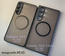 Galaxy　S23・S23Ultra 半透明ケース　magsafe対応_画像1