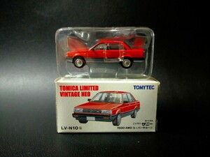 即決！LV-N10b ニッサン サニー 1500 4WD スーパーサルーン 1/64 TOMICA LIMITED VINTAGE NEO 同梱発送可能！ミニカー 日産