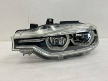 5O5 【美品】 BMW 3シリーズ F30 F31 後期 純正 LED ヘッドライト 左 7419631-04_画像1