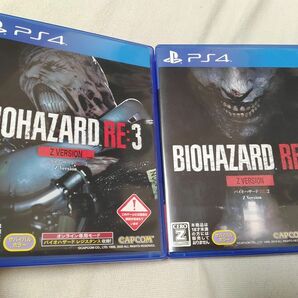 値下げ 中古 【PS4】 BIOHAZARD RE:2 、RE:3 Z Version 2本セット