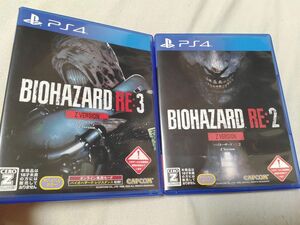 値下げ 中古 【PS4】 BIOHAZARD RE:2 、RE:3 Z Version 2本セット