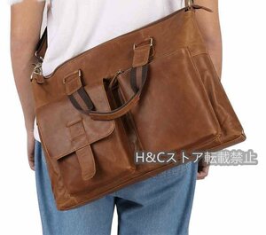  men's bag leather keep hand attaching shoulder bag original leather business tote bag briefcase, attache case bag business trip commuting 