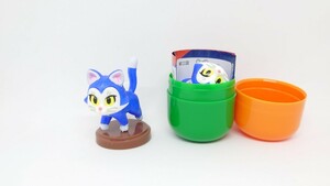 チョコエッグ スーパーマリオ 3Dワールド+F 子ネコ　青 フィギュア Nintendo mario 任天堂 フューリー FURY 子ねこ