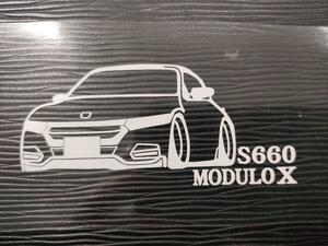S660 モデューロX 車体ステッカー ホンダ JW5 車高短仕様