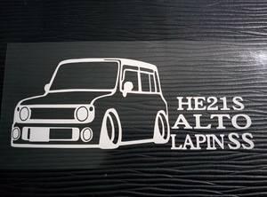 アルトラパンSS 車体ステッカー スズキ HE21S 車高短仕様