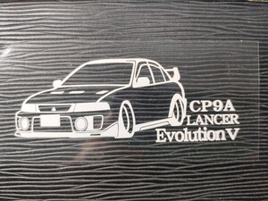 ランサーエボリューション5 車体ステッカー 三菱 MITSUBISHI CP9A 車高短仕様