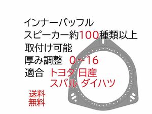 インナーバッフル 　汎用　カーオーディオ　トヨタ　日産　スバル　 ダイハツ