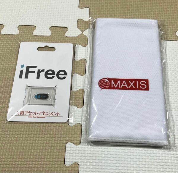 大和アセットマネジメント ウェブカメラカバー＆MAXIS アイスタオル