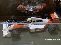 【ケース背面にヒビあり：未開封】PMA マイクロチャンプス 1/64 マクラーレン MP4/5 ホンダ V10 No.1 1989年 [アイルトン・セナ]_画像4