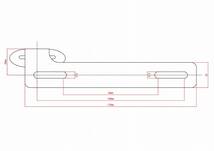 バイク ドラレコ マウント 汎用 カメラ ステー 右上 原付 防犯 煽り運転 デイトナ プロト plot リア 後方 スマホ ドライブレコーダー　_画像6