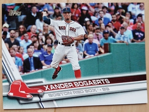 ★XANDER BOGAERTS TOPPS 2017 #61 MLB メジャーリーグ ザンダー ボガーツ BOSTON RED SOX ボストン レッドソックス