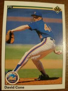 ★ Дэвид Коне Верхняя колода 1990 Бейсбол #224 UD MLB David Corn New York Mets New York Mets Высшая лига Великая лига