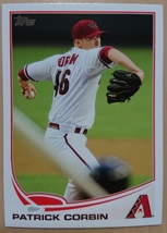 ★PATRICK CORBIN TOPPS 2013 #502 MLB メジャーリーグ パトリック コービン コルビン ARIZONA DIAMONDBACKS ダイアモンドバックス_画像1