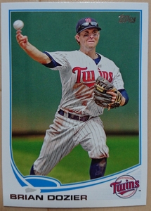 ★BRIAN DOZIER TOPPS 2013 #596 MLB メジャーリーグ ブライアン ドジャー ドージャー LOS ANGELES DODGERS ドジャース TWINS ツインズ