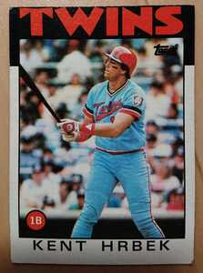 ★KENT HRBEK TOPPS 1986 #430 MLB メジャーリーグ 大リーグ ケント ハーベック MINNESOTA TWINS ミネソタ ツインズ ALLSTAR オールスター