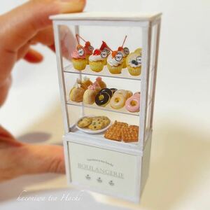 □haconiwa tea HACHI□miniature□boulangerie□ミニチュア□ドールハウス□ショーケース□