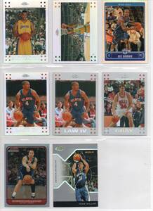 NBA 8枚セット Refractor RC ルーキーカード Crittenton Wilcox Brown Law Gray Willams Miller