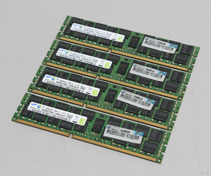 1333MHz 16GB 4枚組 合計 64GB MacPro用メモリー 2009 2010 2012モデル用 240pin DDR3 10600R RDIMM ECC 動作確認済 #1029A