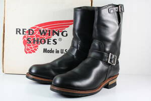 ★使用感少なめ★美品★PT91★2268★9.5D★エンジニアブーツ★レッドウィング★RED WING★黒 ブラック★　　　 　★PT83 PT99 9268 2966★