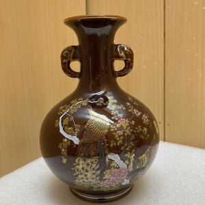 GXL9082 花瓶　正峯窯　フラワーベース　高さ約24cm 現状品　1024