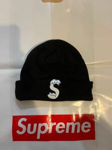 Supreme New Era S Logo Beanie シュプリーム ニューエラ エスロゴ ビーニー ニットキャップ　slogo ビーニー　newera ブラック　snow 雪