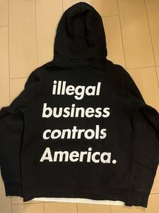 SUPREME 18SS ILLEGAL BUSINESS HOODED SWEATSHIRT Hooded Sweatshirt illegal business シュプリーム　スウェット　パーカー　M