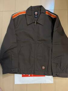 supreme 22SS Dickies Stripe Eisenhower Jacket ディッキーズ ストライプ　アイゼンハワー　ジャケット ワークジャケット ブラウン　XL