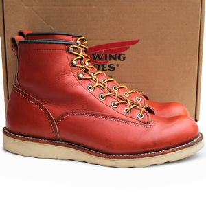  box attaching *Red Wing SHOES Red Wing *LINEMAN US9.5=27.5 line man 2907 LTT Work boots men's orola set USA made i-459