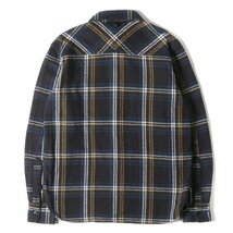 NEIGHBORHOOD ネイバーフッド シャツ サイズ:S 19SS ヘビー チェック フランネル 長袖 シャツ LUMBERS / C-SHIRT . LS チャコール ブルー_画像2