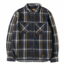 NEIGHBORHOOD ネイバーフッド シャツ サイズ:S 19SS ヘビー チェック フランネル 長袖 シャツ LUMBERS / C-SHIRT . LS チャコール ブルー_画像1