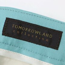 美品 TOMORROWLAND collection トゥモローランド コレクション ペンシル パンツ ボトムス ズボン クロップド テーパード ウール 23春夏_画像3