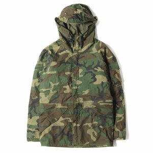 90s 米軍実物 1st 後期型 GORE-TEX ECWCS GEN I ウッドランドカモ パーカー 迷彩 SMALL-LONG(S-L) ヴィンテージミリタリー 90年代 古着