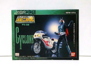 * Kamen Rider /'2000po шестерня ka душа Cyclone новый товар осмотр ) Chogokin / мак / Bandai / спецэффекты / восток ./ камень лес Pro / старый 1 номер / Showa Retro 