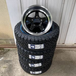 BFグッドリッチ225/70R16◆16×5.5J-20《CST ZERO-1HYPER S》スズキジムニー　シエラブラックポリッシュJBJA4本セットホワイトレターKO2