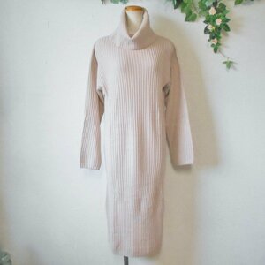 新品 タグ付き リトルリリー LITTLE LILY ニット ワンピース M タートルネック 未使用