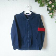 トミーヒルフィガー TOMMY HILFIGER ブルゾン ジップアップ トレーナー キッズ 128cm 子供服_画像1