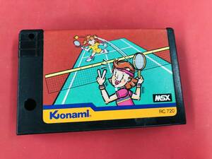 MSX Konami. tennis including in a package possible! prompt decision!! large amount exhibiting!