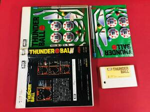 MSX サンダーボール THUNDER BALL / コンストラクション・ピンボール 箱説付 同梱可！即決！大量出品中！