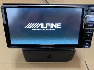 ALPINE　アルパイン　VIE-X007WⅡ-B　200㎜7型ワイドVGA　LED液晶　SDナビ　リヤカメラセット　中古