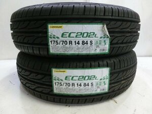 E-1146 未使用タイヤ ダンロップ EC202L 175/70R14 84S (2本)