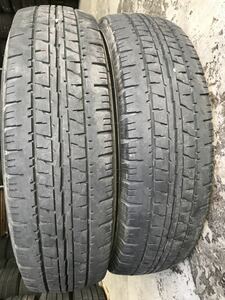 E18 DUNLOP ENASAVE VAN01 ダンロップ　エナセーブ　195/80R15 107/105L ハイエース　キャラバン　などに　中古2本 