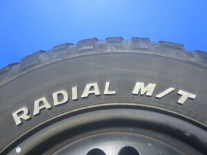 ★(*'ー')★MUDSTAR RADIAL M/T 195/65R15 3本 ホイール+タイヤセット 15×5.5J 4穴 PCD100 