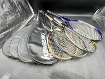 テニスラケット DUNLOP Kawasaki YONEX TECHNOMAX NOVA 4本 まとめ_画像1