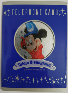 東京ディズニーランド ミッキーマウス ケース付き 50度数 未使用テレカ テレフォンカード テレカ Tokyo Disneyland Mickey Mouse