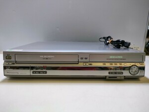 A722 Panasonic HDD built-in DVD/VHS recorder DMR-EH70V junk ( power supply attaching )