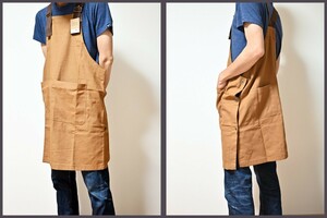  new goods great special price free shipping FABORIfaboli coverall [ light pink ] apron Work apron men's unisex man and woman use 