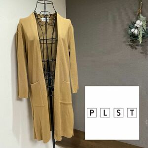 PLST プラステ ニット ロングカーディガン コーディガン