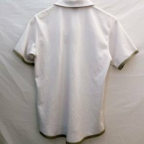 【希少】DESCENTE デサント 2006 JAPAN CLUB CUP スポーツウェア 半袖 刺繍ロゴ バレーボール ポロシャツ メンズ L相当の画像3